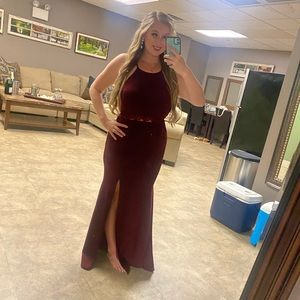 Lulus maxi bridesmaid dress